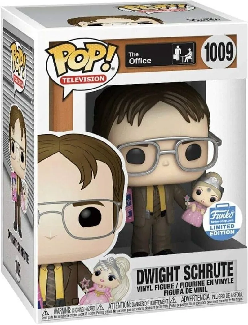 Television: The Office - Dwight Schrute With Princess Unicorn (Funko) #1009 by Funko in Multicolour – product photo