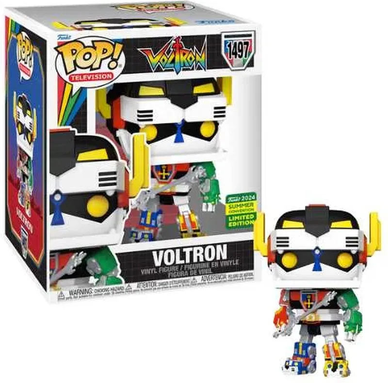 Television: Voltron ''6inch'' #1497 [SDCC 24 Shared Exclusive] van Funko in Meerkleurig – productfoto
