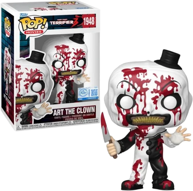 TERRIFIER 3 Art the Clown (Bloody) 1948 Exclusive by Funko – product photo