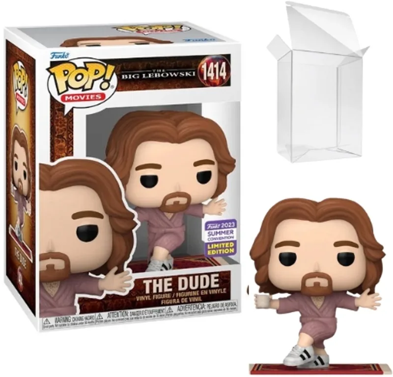 The Big Lebowski - The Dude Pop! Vinyl Figure (2023 Summer Convention Exclusive) van Funko in Bruin – productfoto