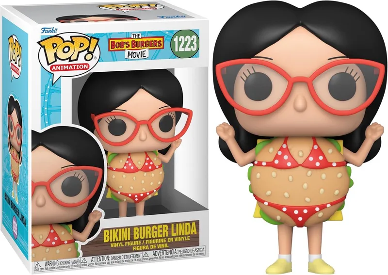 The Bob's Burgers Movie POP! Pride Vinyl Figure Bikini Burger Linda 9 cm van Funko in Meerkleurig – productfoto