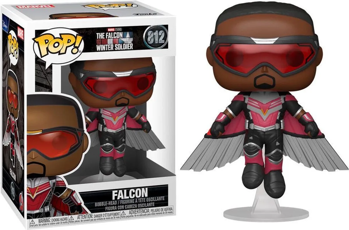 The Falcon And The Winter Soldier Verzamelfiguur Marvel POP! Falcon Flying 9 cm Multicolours von Funko in Mehrfarbig – Produktfoto