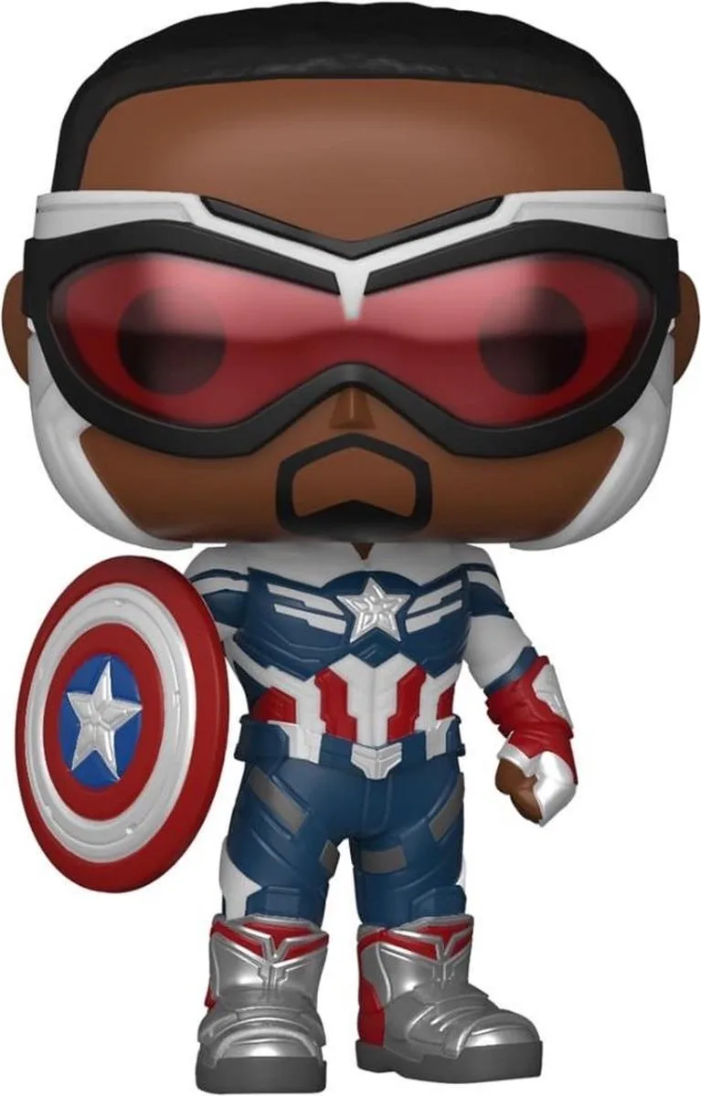 The Falcon And The Winter Soldier Verzamelfiguur Marvel POP! Captain Falcon 9 cm fra Funko i Multicolours – produktbillede