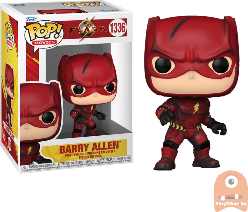 The Flash - POP! Movies Barry Allen 9 cm Verzamelfiguur by Funko in Multicolours – product photo