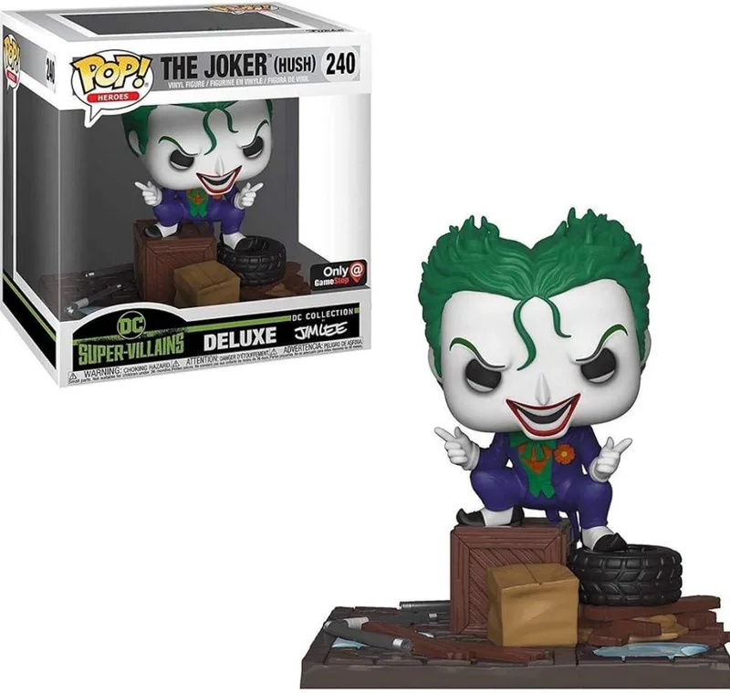 The Joker (Hush) 240 DC Super Villains Deluxe - Jim Lee van Funko in Meerkleurig – productfoto