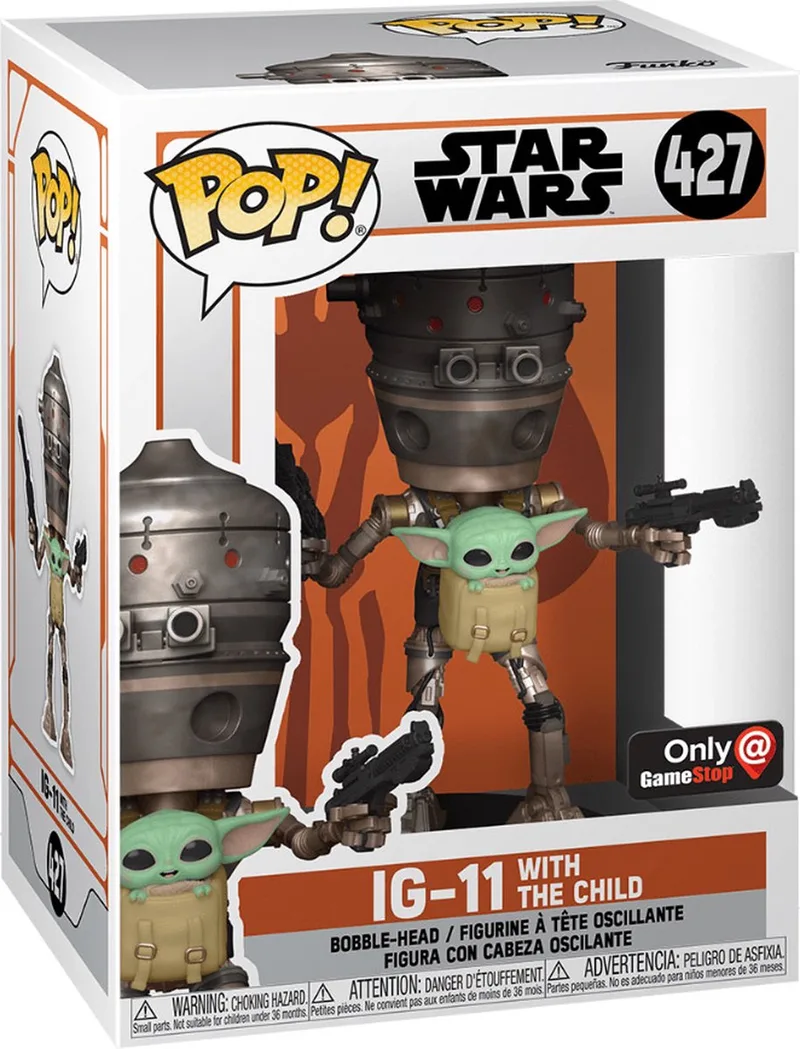 The Mandalorian - POP N° 427 - IG-11 w/Child SE van Funko in Meerkleurig – productfoto