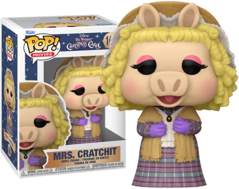 The Muppets - The Muppet Christmas Carol POP! Miss Piggy 9 cm Verzamelfiguur von Funko in Multicolours – Produktfoto