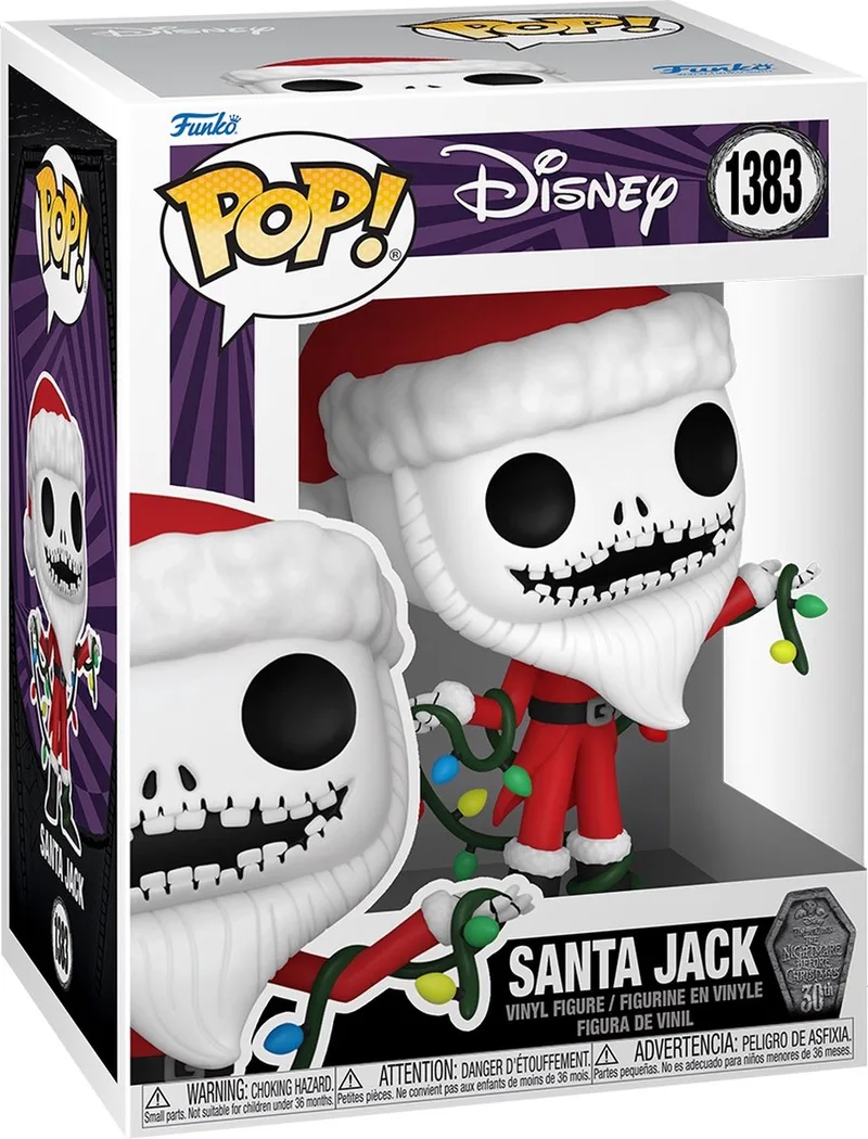 The Nightmare Before Christmas - 30th POP! Santa Jack 9 cm Verzamelfiguur by Funko in Multicolours – product photo