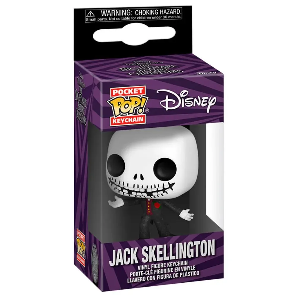 The Nightmare Before Christmas Disney Jack Skellington 30-jarig Jubileum Zaktas-sleutelhanger by Funko – product photo