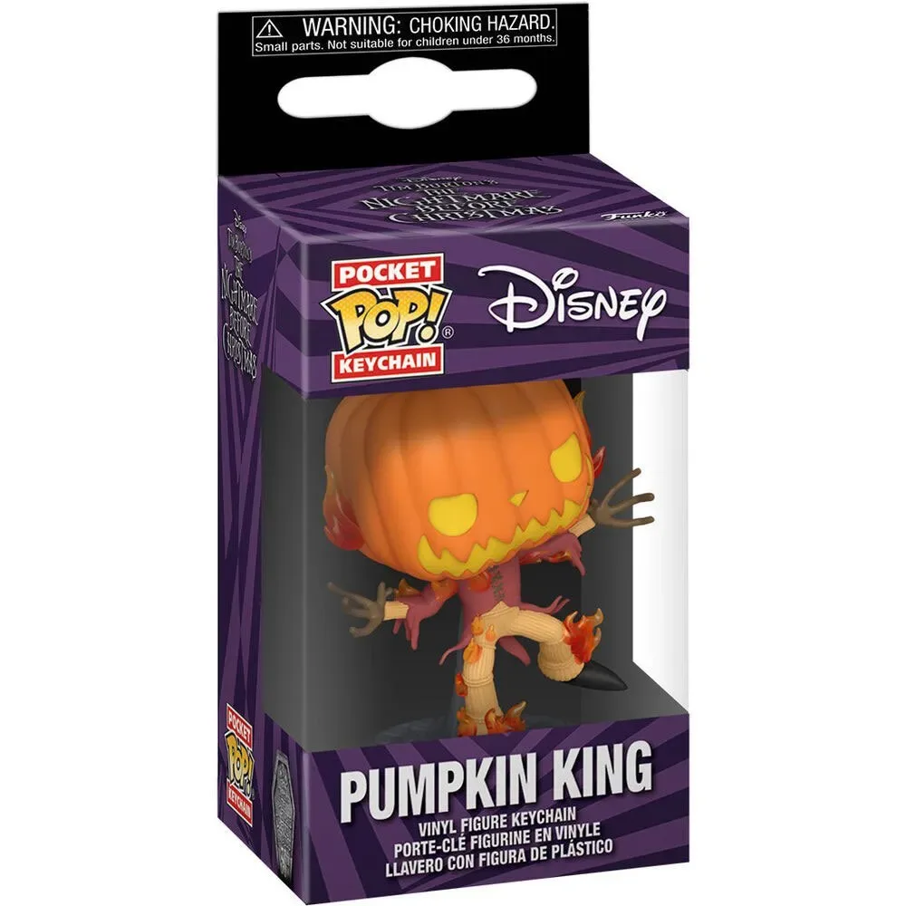 The Nightmare Before Christmas Disney Pocket 30e Verjaardag Pompoenkoning Sleutelhanger by Funko – product photo