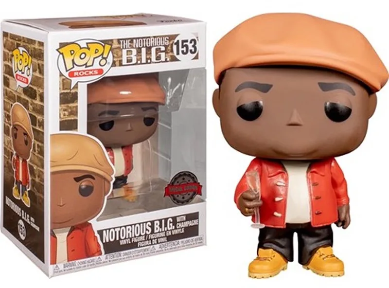 The Notorious B.I.G. with Champagne #153 - Rare Exclusive Special van Funko in Meerkleurig – productfoto
