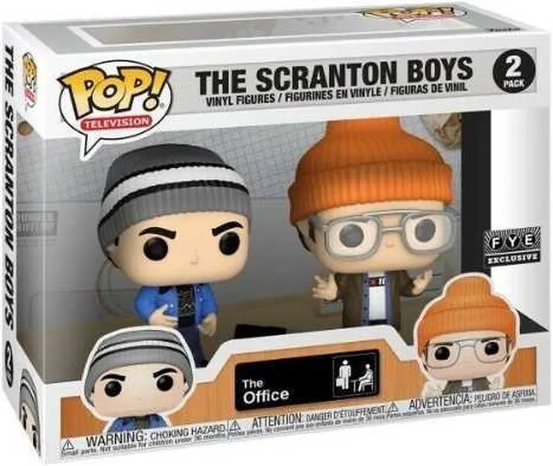 The Office: The Scranton Boys 2 Pk The Office Michael & Dwight FYE Excl [7.5/10] by Funko in Multicolour – product photo