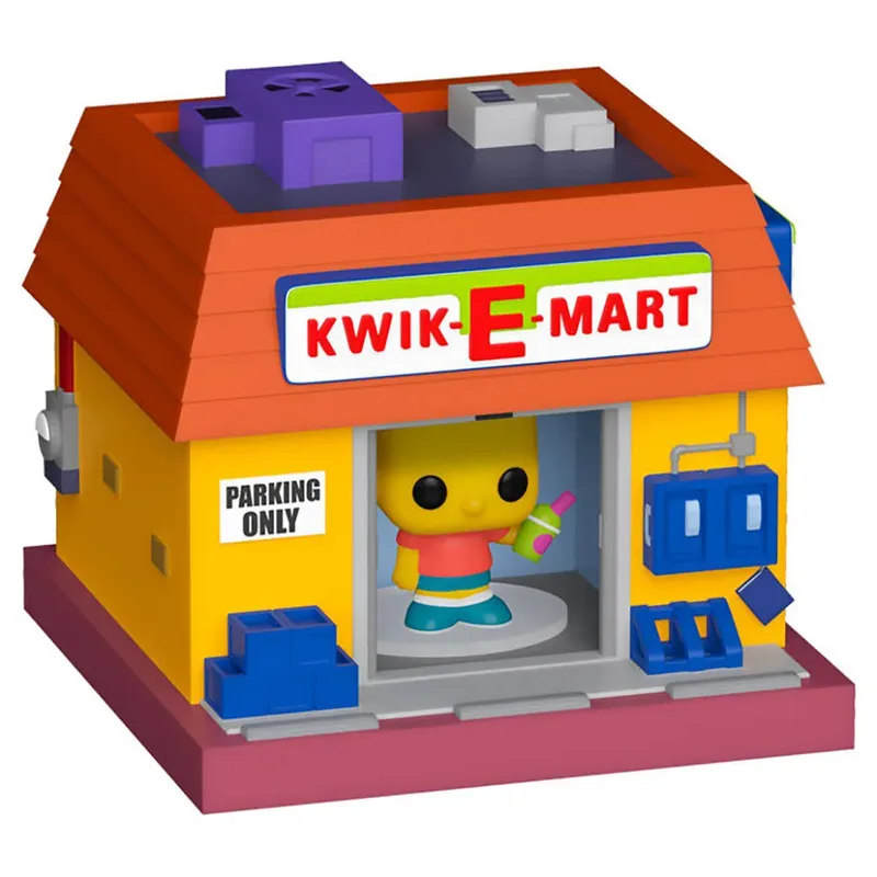 The Simpsons Bart Simpson and Kwik-E-Mart (Bitty Pop! Towns) vinylfiguur Unisex Funko Pop! - Neutraal van Funko in Standard – productfoto 2 van 4