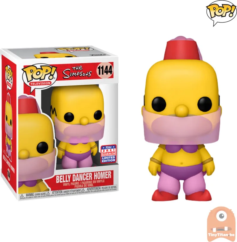 The Simpsons: Belly Dancer Homer van Funko in Meerkleurig – productfoto