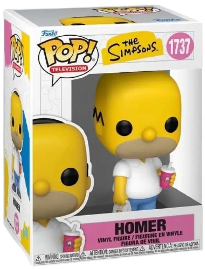 The Simpsons Homer vinylfiguur 1737 Unisex Funko Pop! - Neutraal de Funko en Standard – photo produit 1 sur 2