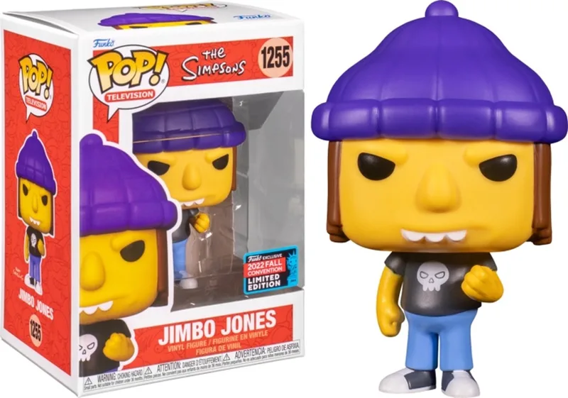 The Simpsons Jimbo Jones #1255 2022 Fall Convention Exclusive van Funko in Meerkleurig – productfoto