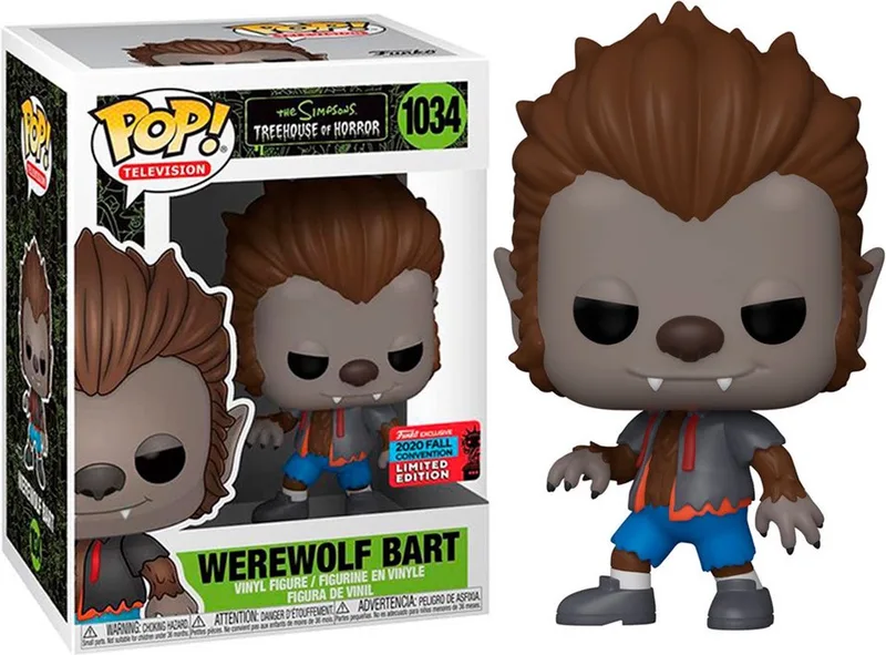 The Simpsons Tree house of horror - Werewolf Bar #1034 - 2020 Fall Convention Exclusive rare grail van Funko in Grijs – productfoto