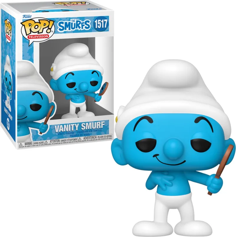The Smurfs Vanity Smurf (Hippe smurf) vinyl figuur 1517 Funko Pop! meerkleurig van Funko in Meerkleurig – productfoto