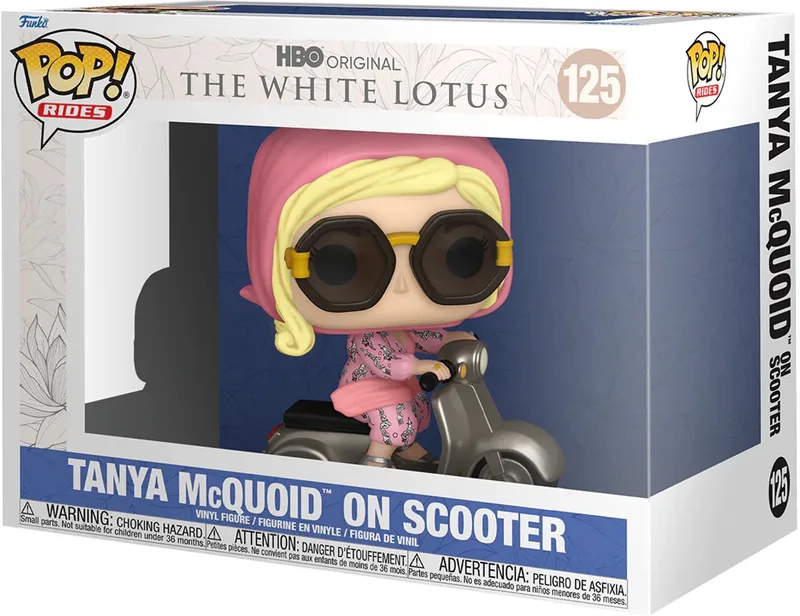 The White Lotus POP! Rides Vinyl Figure Tanya on Scooter 15 cm POP! Figuur van Funko in Meerkleurig – productfoto