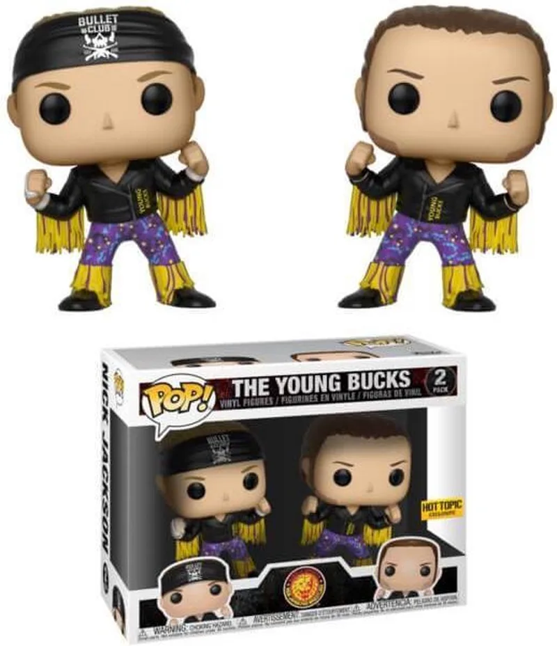 The Young Bucks (Box Damage) 2-pack Limited Editie - Bullet Club - NJPW by Funko in Multicolour – product photo