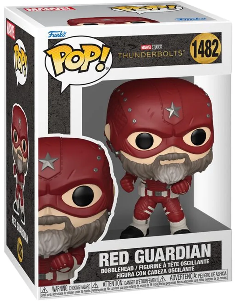 Thunderbolts Red Guardian Vinyl Figur 1482 Unisex Funko Pop! - Neutraal by Funko in Standard – product photo