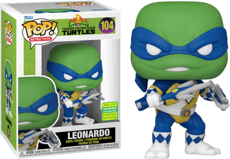 TMNT x MMPR - Leonardo 2022 San Diego Comic-Con Exclusive van Funko in Meerkleurig – productfoto