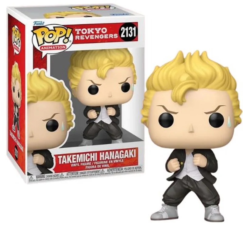 Tokyo Revengers Takemichi Hanagaki (Chase Edition mogelijk!) vinylfiguur 2131 Unisex Funko Pop! - Neutraal by Funko in Standard – product photo