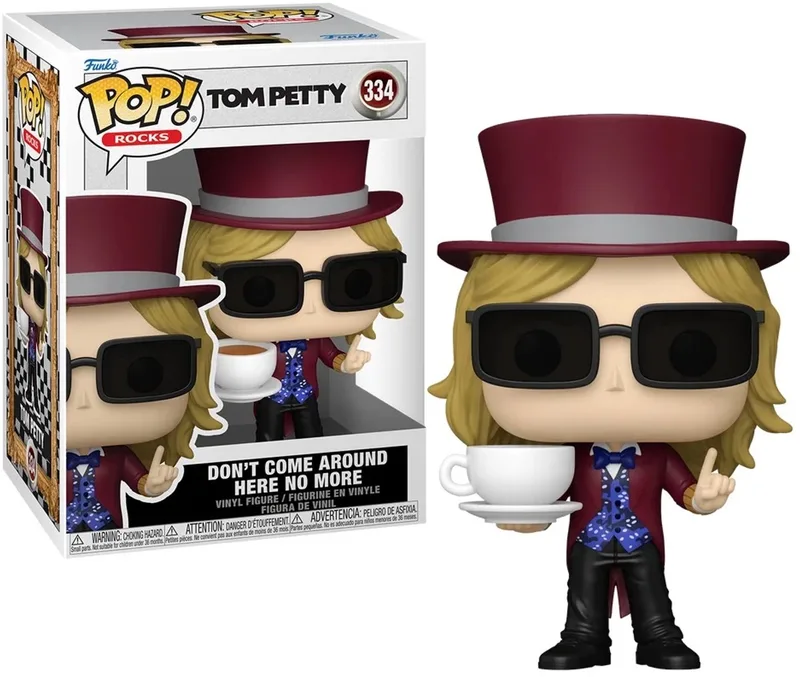 Tom Petty POP! Rocks Vinyl Figure Don't Come Around Here No More 9 cm van Funko in Meerkleurig – productfoto