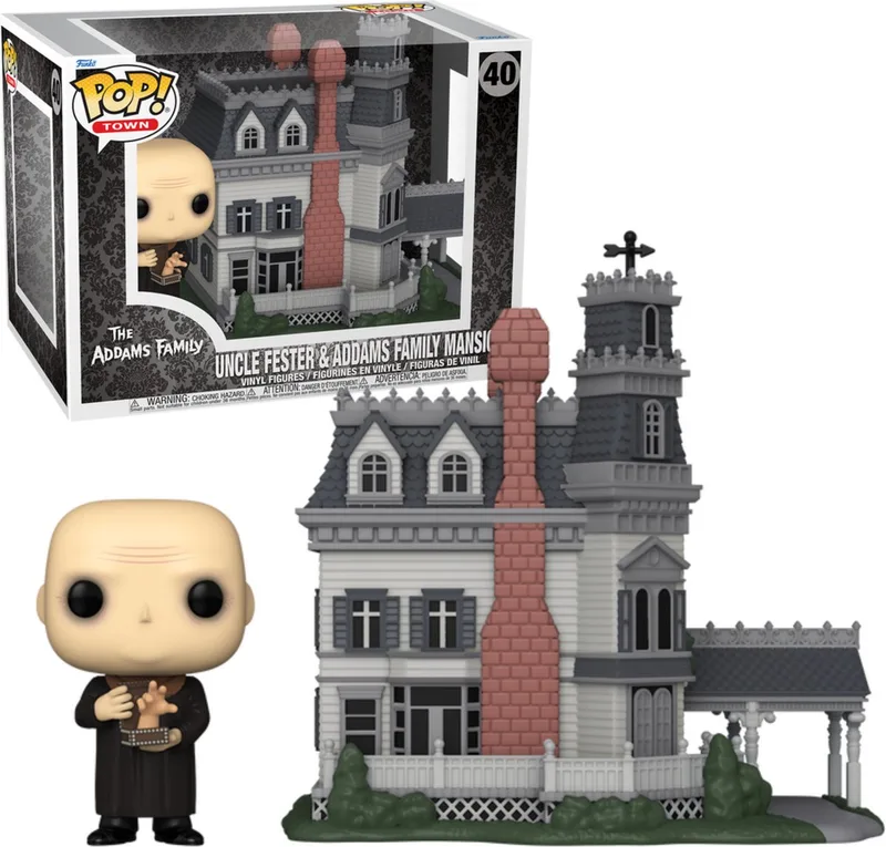 Town: Addams Family Classic - Addams Home with Uncle Fester by Funko in Multicolour – product photo