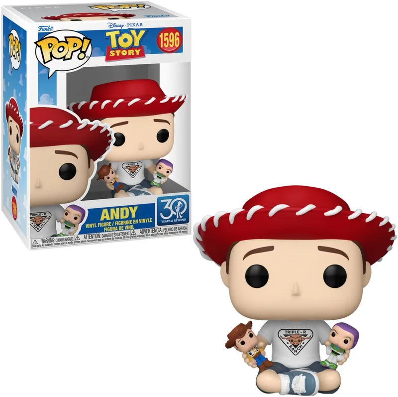 Toy Story 30th Anniversary - Andy w/ Woody & Buzz #1596 by Funko in Multicolour – product photo