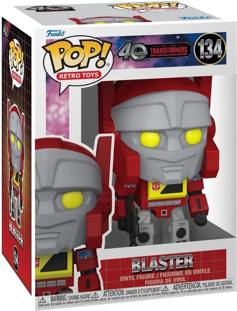 Transformers Blaster vinyl figuur 134 Funko Pop! all-over - PVC - Fan merch, Film van Funko in Meerkleurig – productfoto