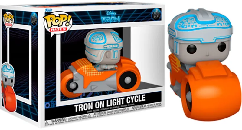 Tron Tron on Light Cycle (Pop! Rides Deluxe) vinylfiguur 134 Unisex Funko Pop! - Neutraal van Funko in Standard – productfoto