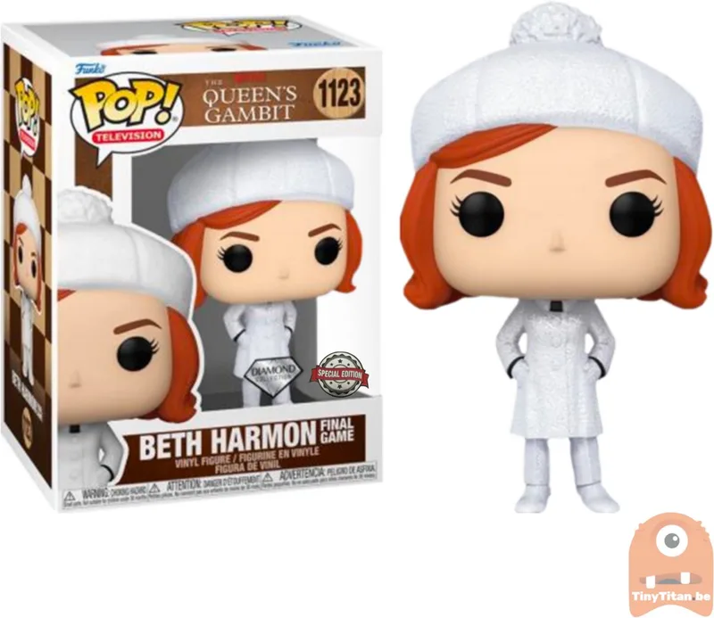 TV: The Queens Gambit - Beth Harmon Diamond Glitter Exclusive van Funko in Meerkleurig – productfoto