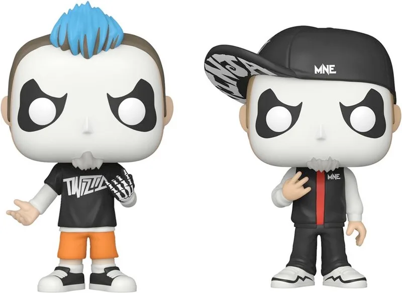 Twiztid Verzamelfiguur POP! Rocks 2-Pack Jamie Madrox & Monoxide 9 cm van Funko in Multicolours – productfoto