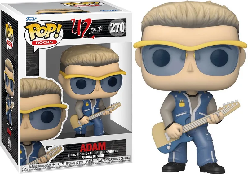 U2 - POP! Rocks Zoo TV Adam 9 cm Verzamelfiguur van Funko in Multicolours – productfoto