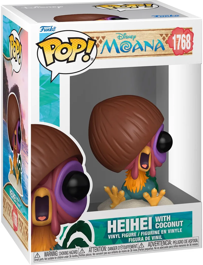 Vaiana Hei Hei with Coconut vinylfiguur 1768 Unisex Funko Pop! - Neutraal by Funko in Standard – product photo