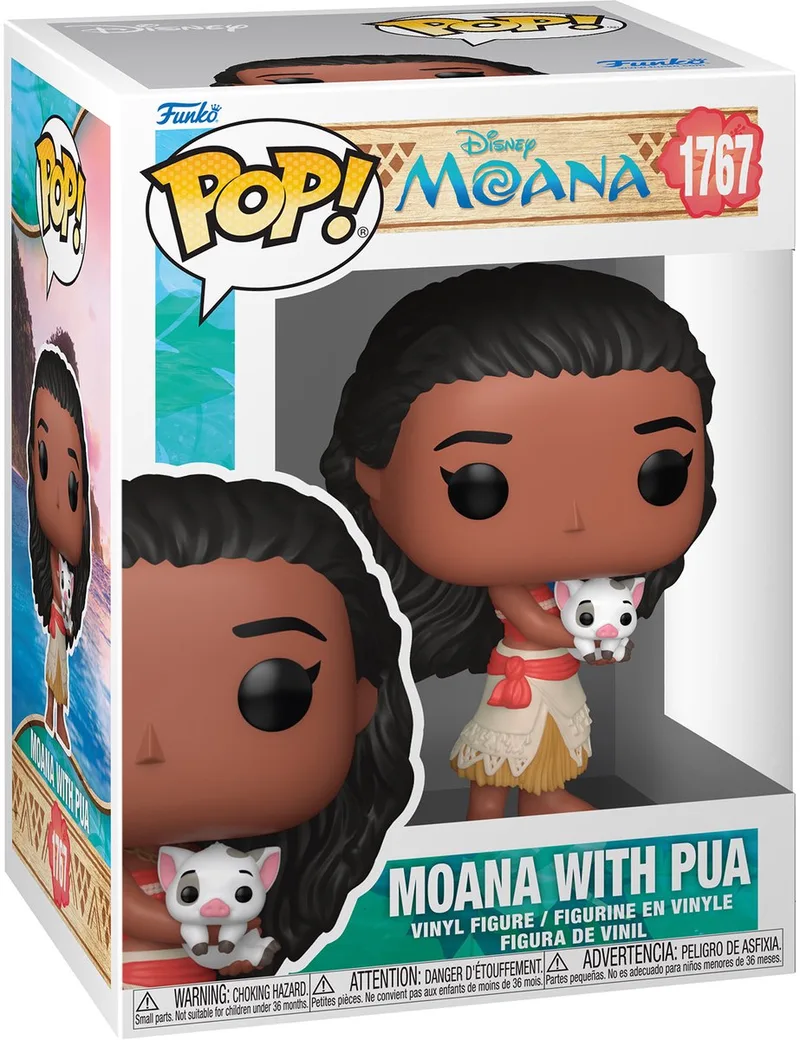 Vaiana Moana with Pua vinylfiguur 1767 Unisex Funko Pop! - Neutraal fra Funko i Standard – produktbillede