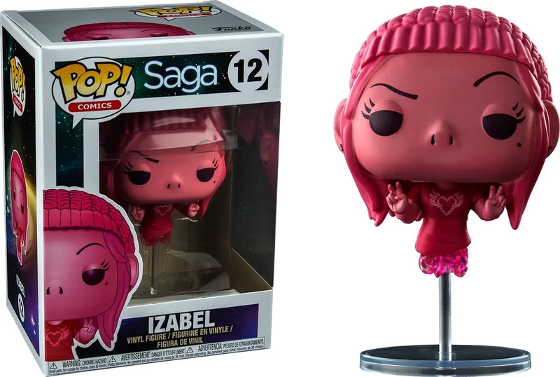 Verzamelfiguur Pop! Comics: Saga - Izabel 9 Cm by Funko in Pink – product photo