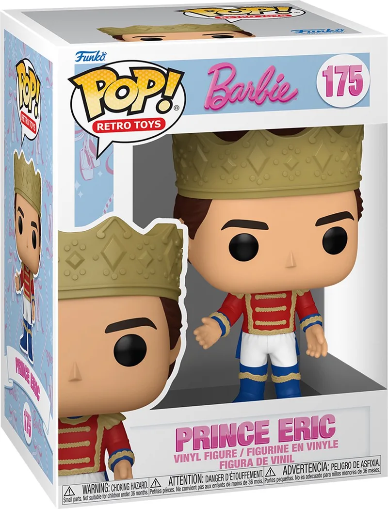VINYL: BN 25TH- PRINCE ERIC W/CH de Funko en Bleu – photo produit