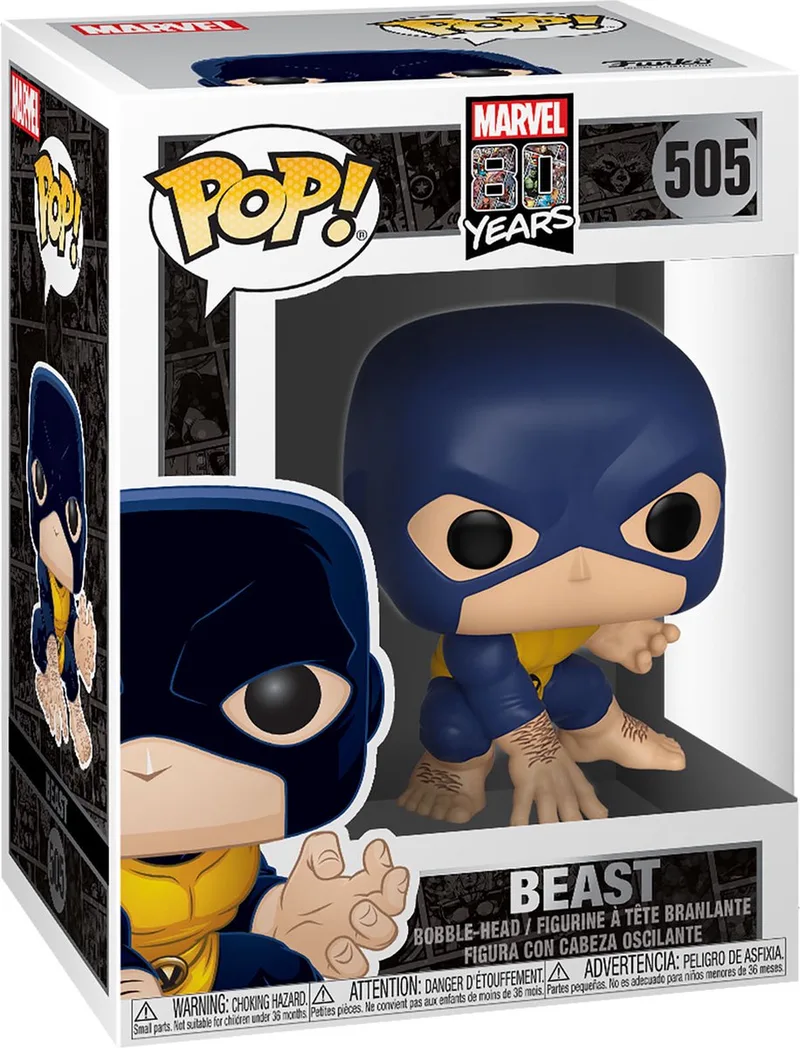 VINYL Marvel: 80th - Beast (40716) van Funko in Meerkleurig – productfoto