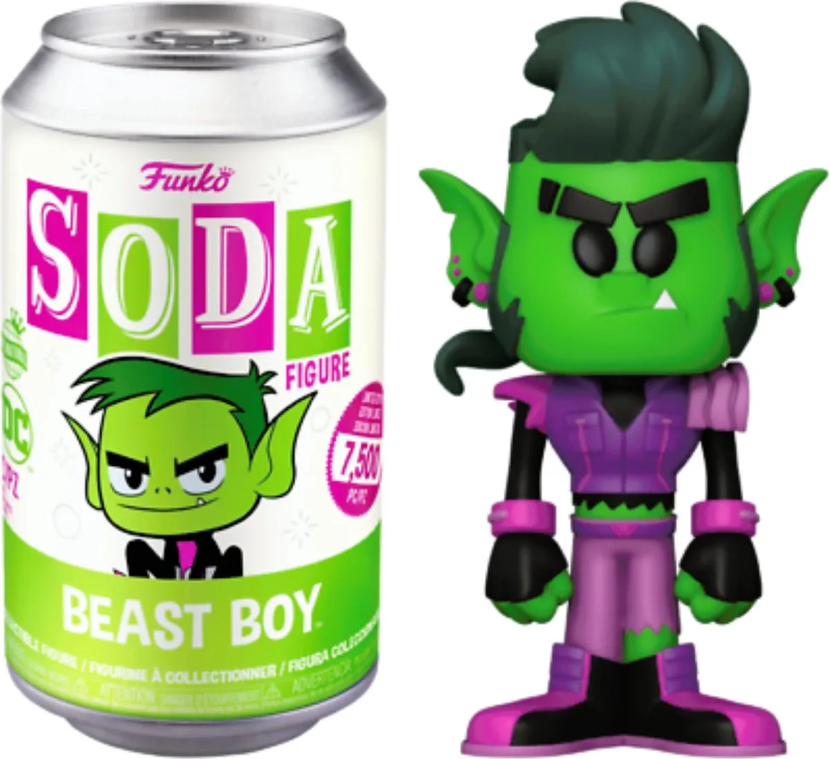 Vinyl Soda Figure Beast Boy LE 7500 Pcs von Funko in Mehrfarbig – Produktfoto