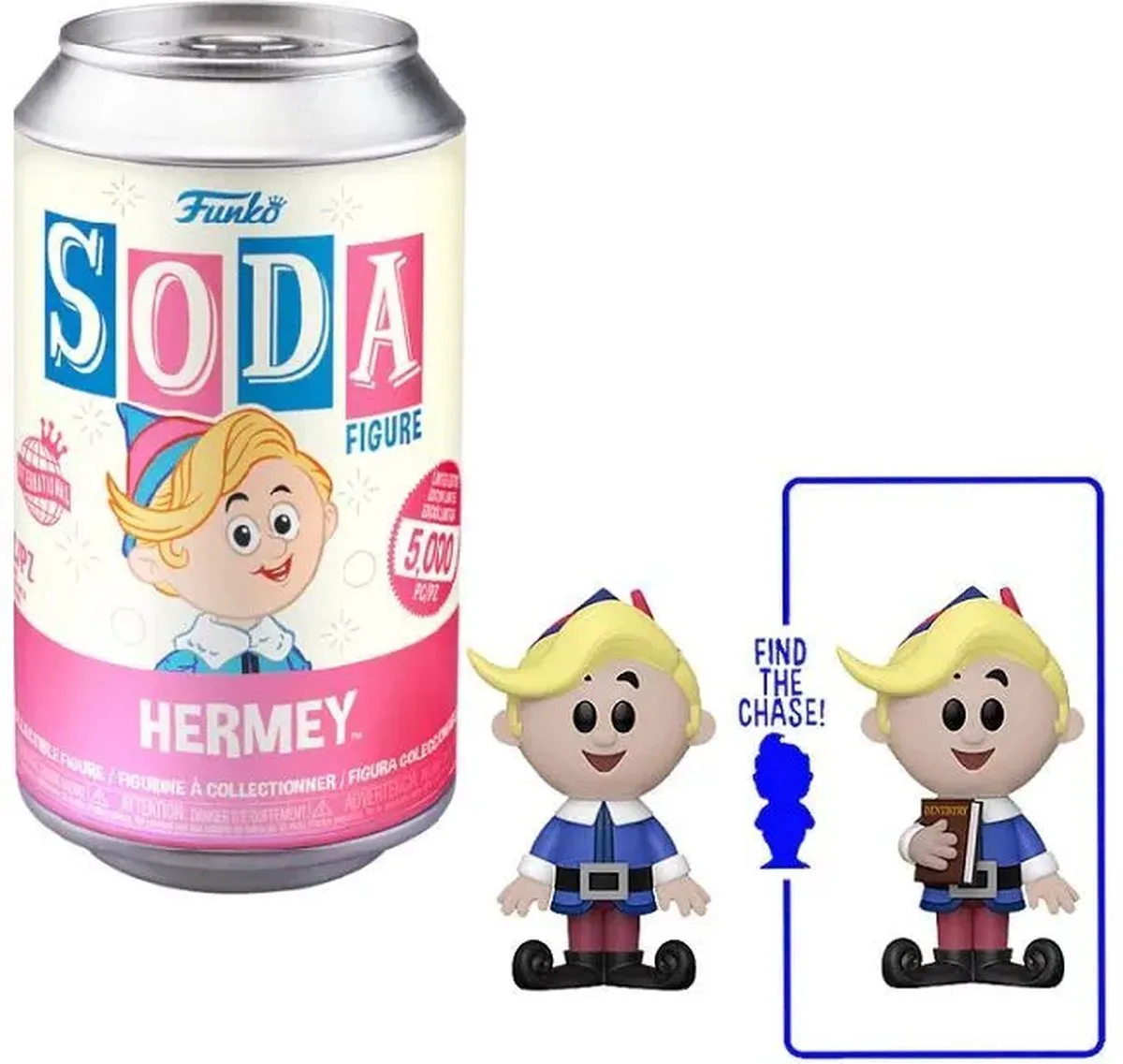 Vinyl Soda Figure Hermey - Rudolph the Red nosed Reindeer LE 5000 Pcs by Funko in Multicolour – product photo