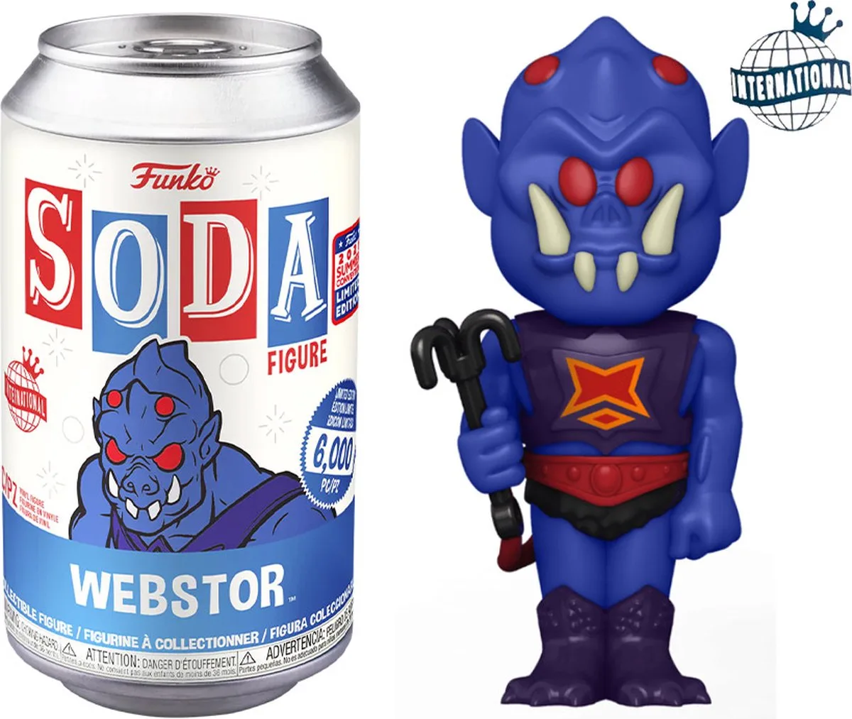 Vinyl Soda Figure Masters of the Universe - Webstor LE 6000 SDCC by Funko in Multicolour – product photo