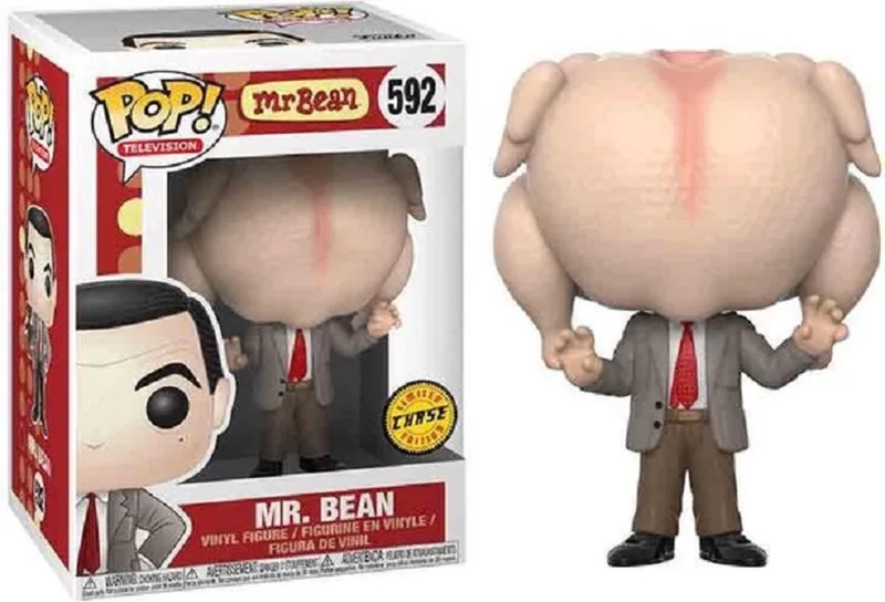 Vinyl Television Mr.Bean Turkey , Chase & Limited Exclusive Edition # 592 van Funko in Roze – productfoto