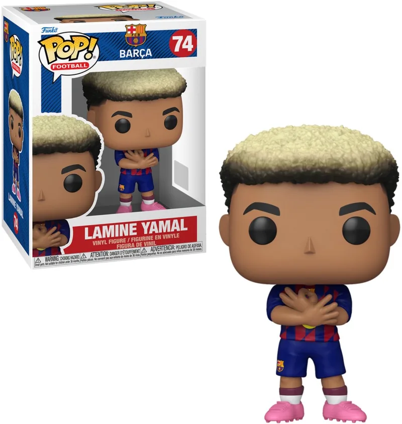 voetbal pop Barcelona Lamine Yamal - verzamelitem voetbal. by Funko in Multicolour – product photo