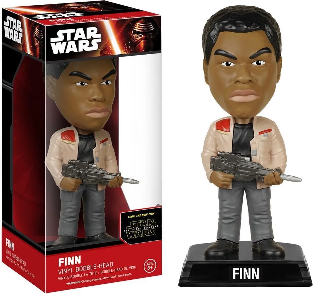 Wacky Wobbler Star Wars: The Force Awakens Finn - Verzamelfiguur van Funko in Meerkleurig – productfoto