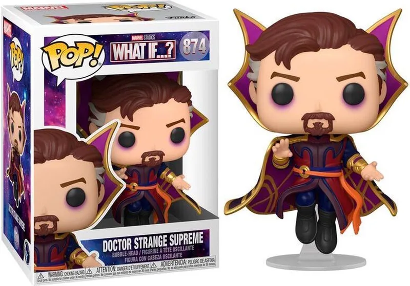 What If...? - POP! Doctor Strange Supreme 9 cm Verzamelfiguur by Funko in Multicolours – product photo 1 of 2