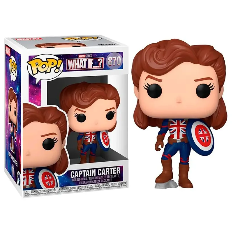 What If...? Verzamelfiguur Pop! Vinyl - Marvel Anything Goes Captain Carter Multicolours van Funko in Meerkleurig – productfoto 3 van 3
