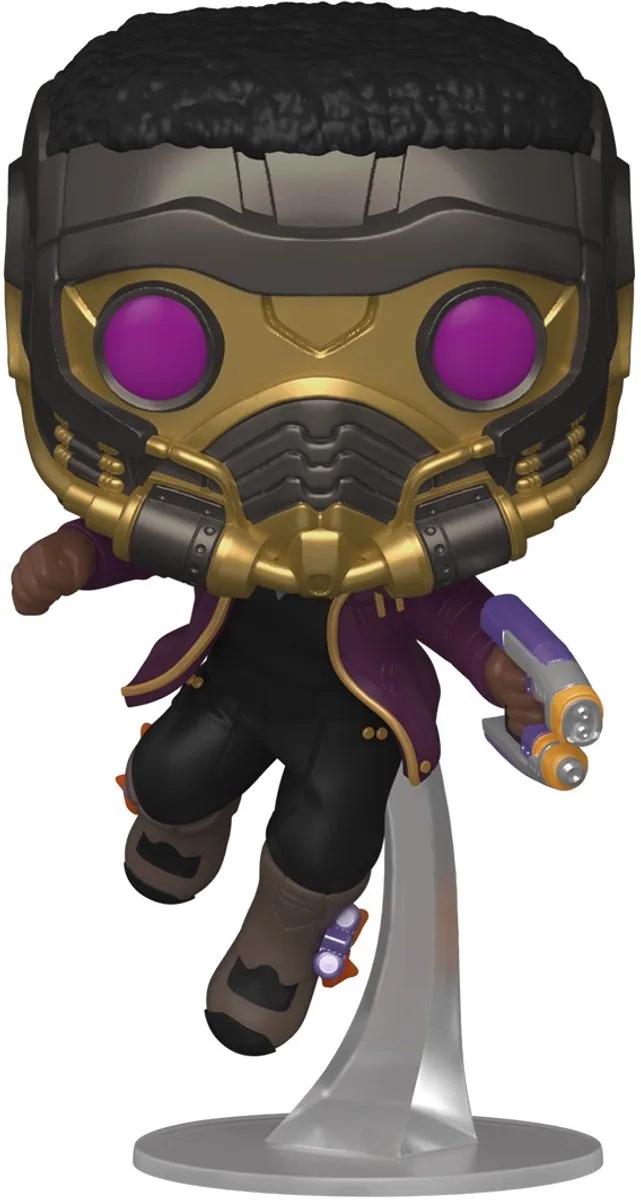 What If...? Verzamelfiguur Pop! Vinyl - Marvel Anything Goes T?'Challa Star-Lord by Funko in Multicolours – product photo