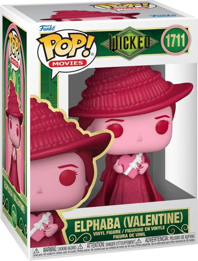 Wicked Elphaba (Valentine) vinylfiguur 1711 Funko Pop! meerkleurig PVC - Fan merch, Film by Funko in Multicolour – product photo